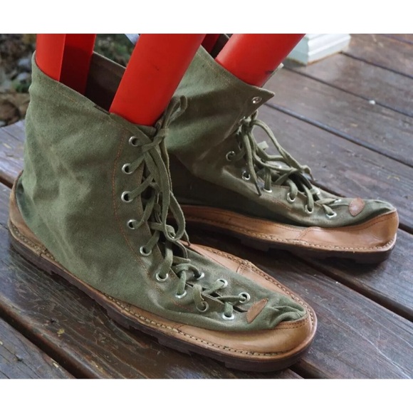 Vintage 1940s JJ Chabrat WWII French Military Ice Snow Boots Cleats France sz 52 - Picture 10 of 14